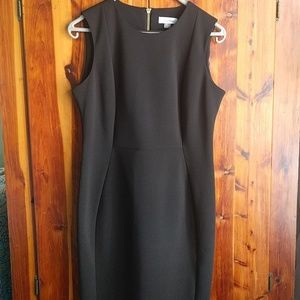 Black Calvin Klein sheath dress size 10